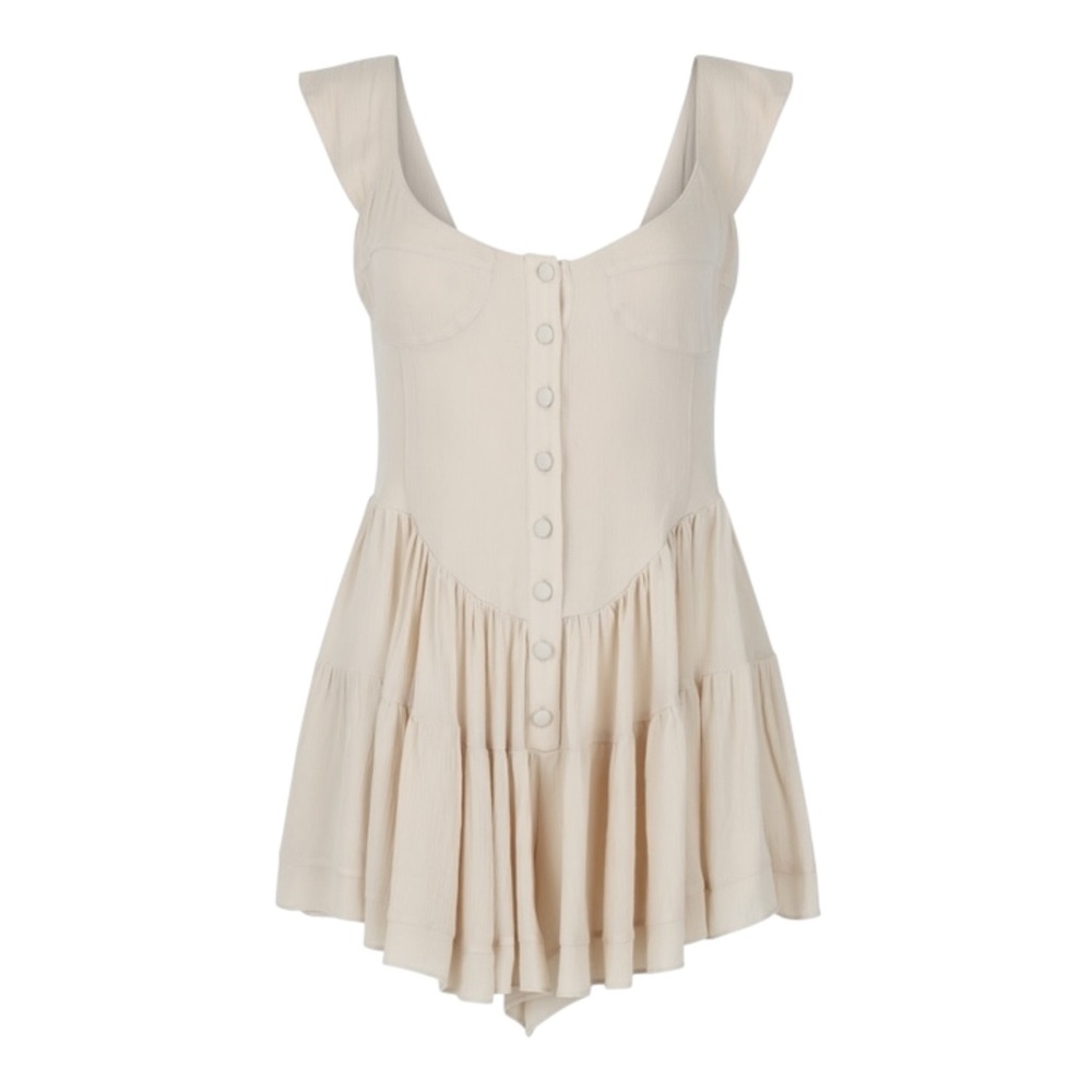 Vanessa Mooney Cream Jumpsuit